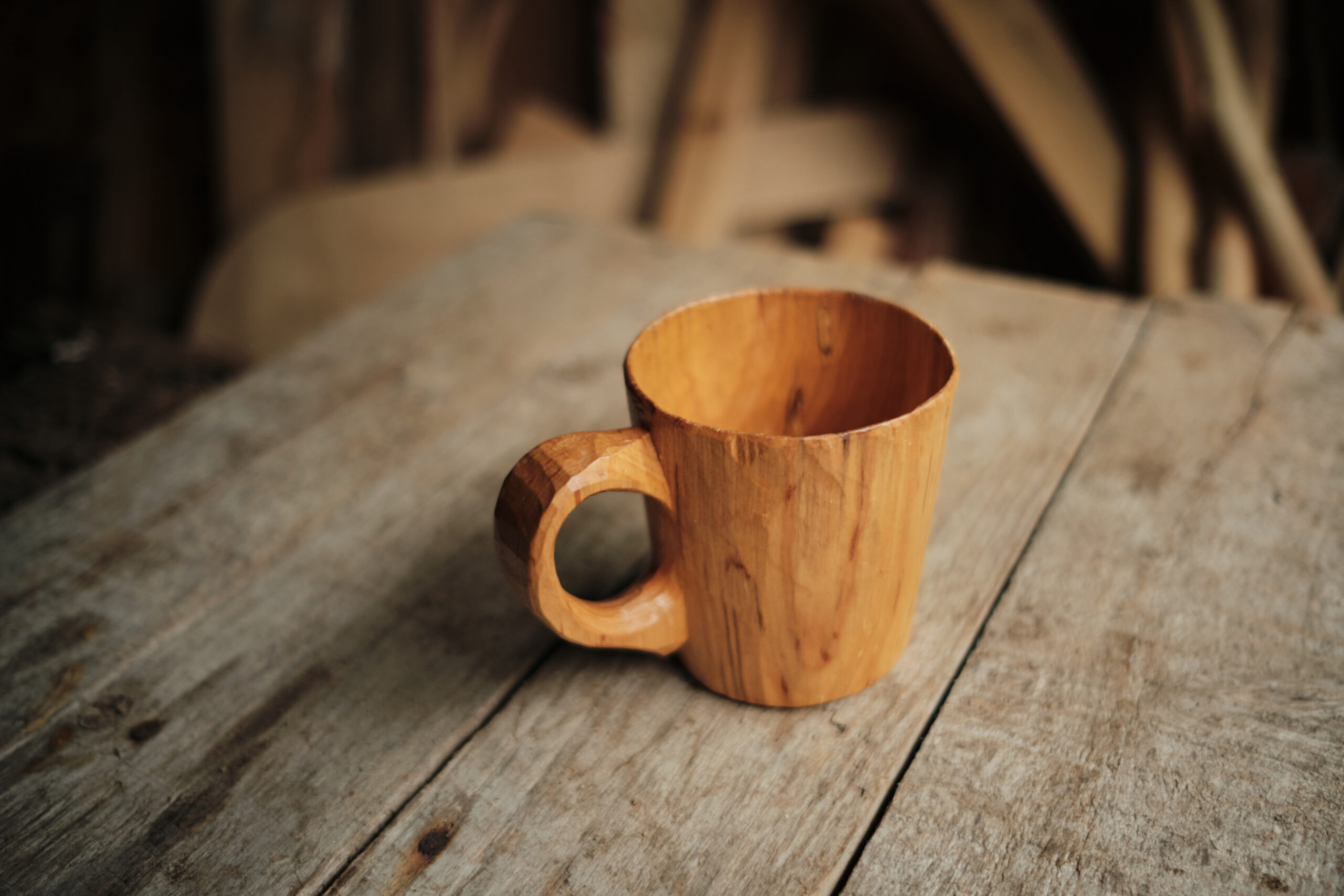 Alder end grain mug