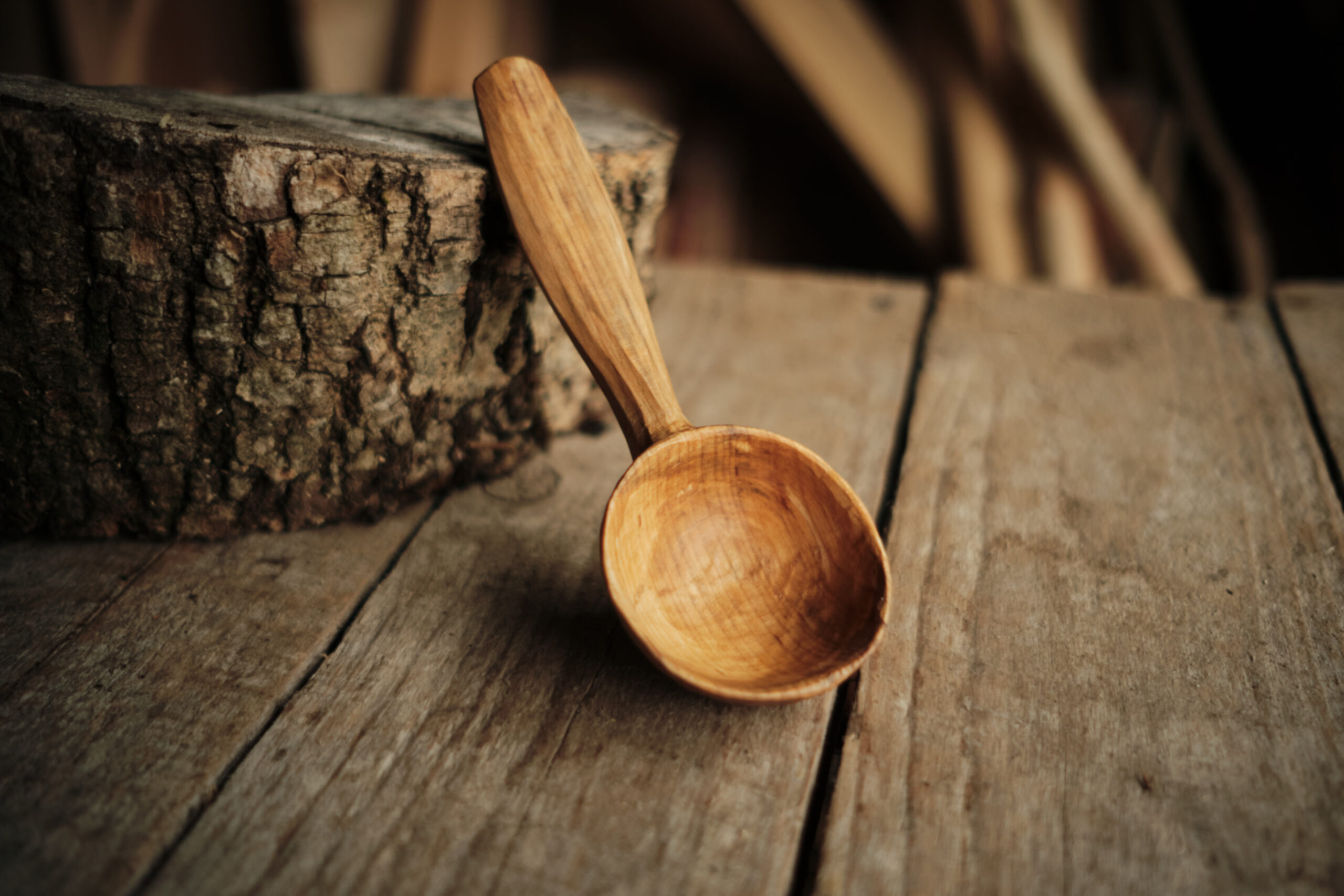 Alder coffee scoop