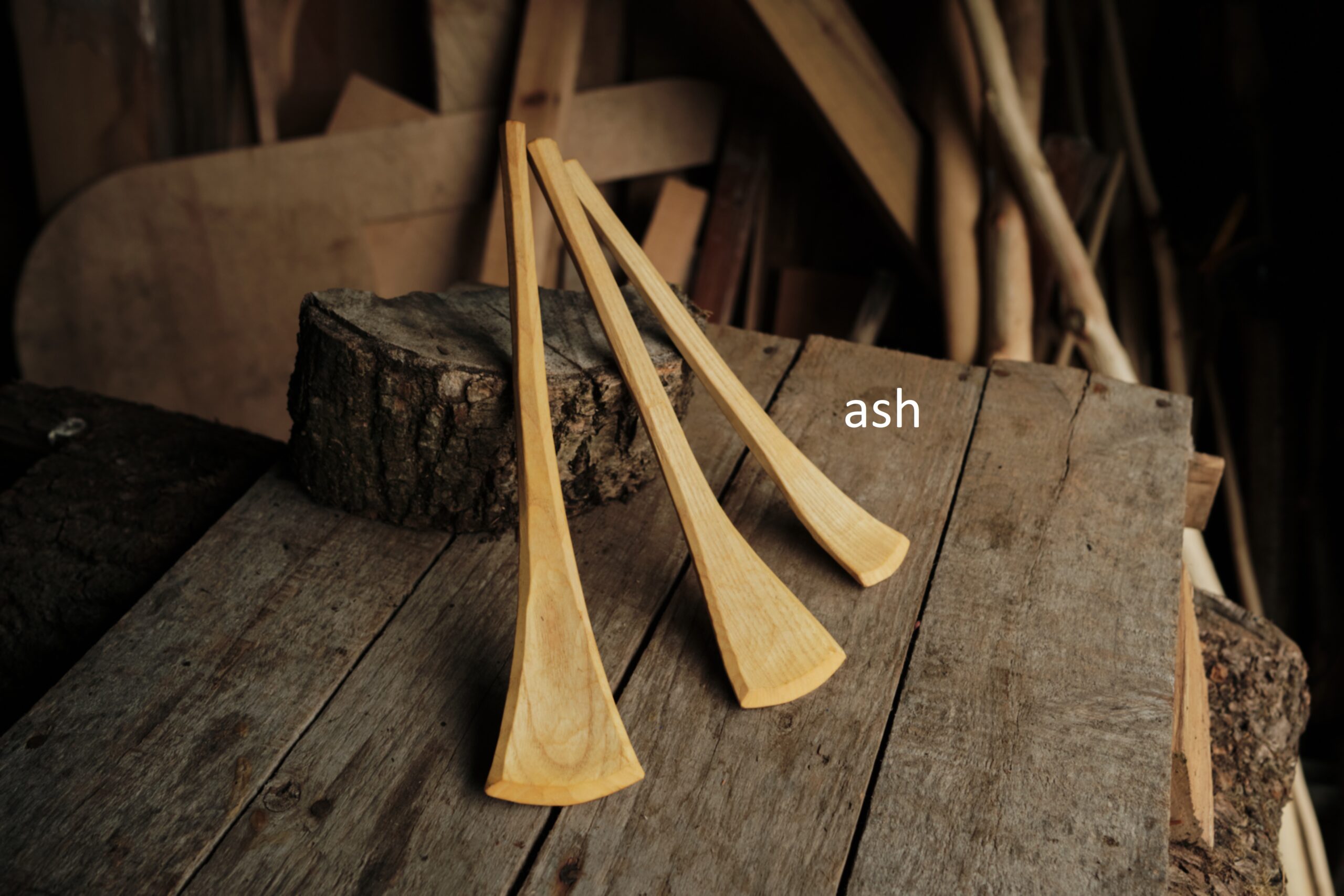 Ash spatulas