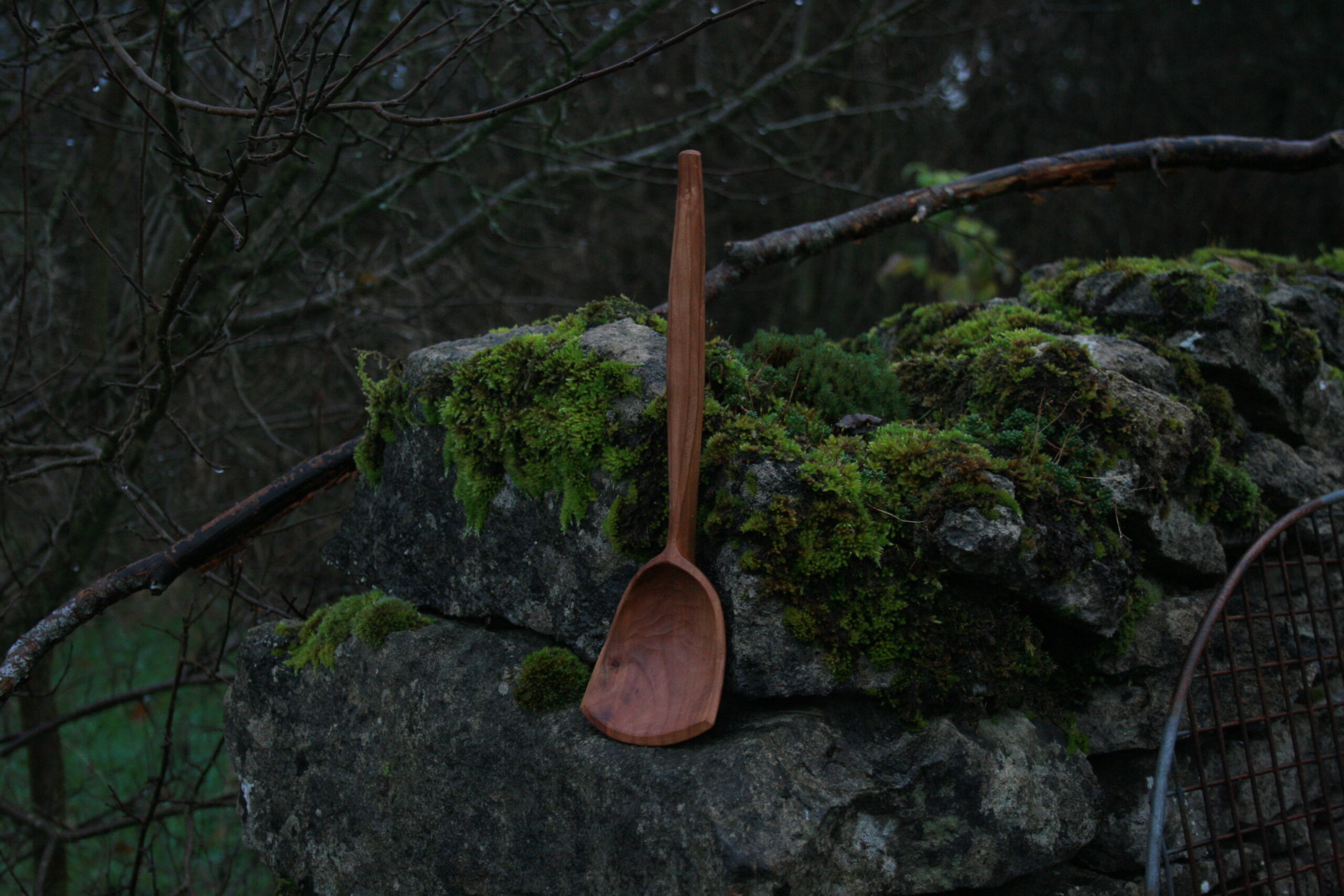 Plum cooking and serving spoon